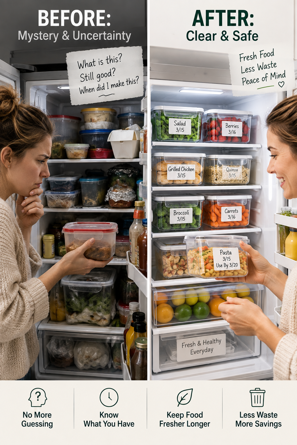 What IS This?"—The End of Mystery Containers in Your Fridge