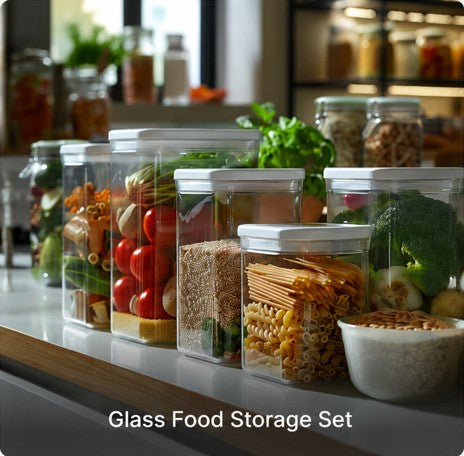 Glass Food Storage Set