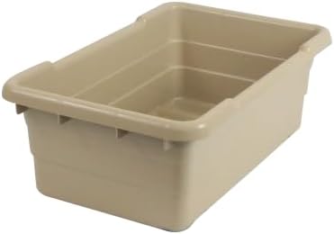 ULTRASOURCE Food Approved Bus Totes/Meat Lug (6 Pack, Tan)