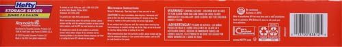 Hefty Slider Jumbo Storage Bags, 2.5 Gallon Size, 12 Count (Pack of 2)