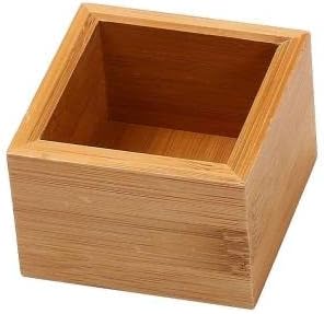 YBM Home Bamboo Drawer Organizer Storage Box for Kitchen Drawer, Junk Drawer, Office, Bedroom, Children Room, Craft, Sewing, and Bathroom 3x3x2 inch