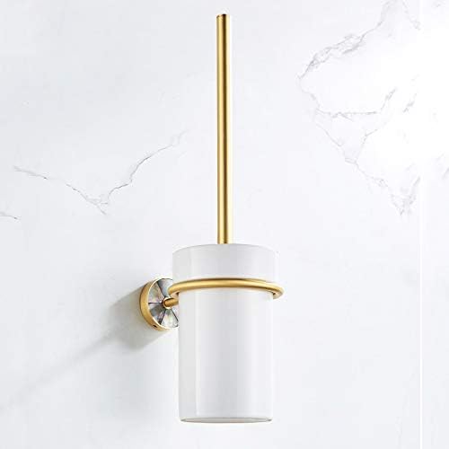 Toilet Brush Holder Set Toilet Brush Cup Toilet Bathroom Home No Dead Angle Long Handle Cleaning Brush (Color : D) (D)