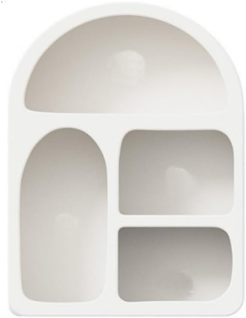 Coffee Station Organizer for Countertop Multi-Grid Storage Cabinet Simple Jewelry Rack Cup Organizer Arched Entrance Display Multi Scenario Use(1)