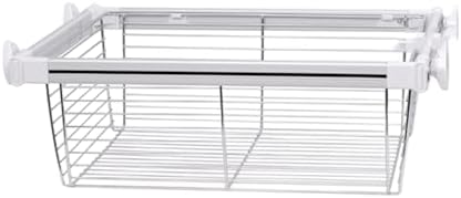 Pull-Out Wire Baskets,Closet Pull-Out Baskets,Retractable Drawer-Style Basket,Sliding Mesh Cabinet Basket,for Home/Laundry/Bathroom/Mudroom(Color2,464-513mm)