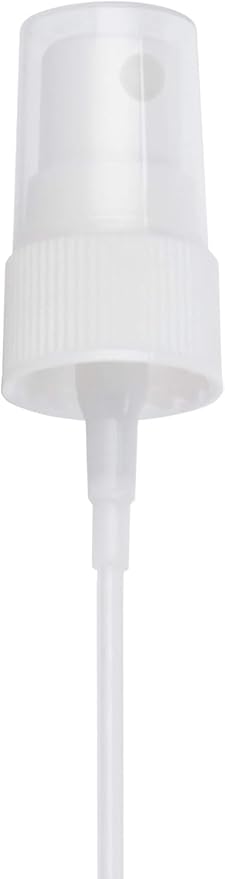 OAK & SAGE 2 White Fine Mist Spray Caps with 6.75” Dip Tube (.16 cc Output) - 24/410 Cap Size - 2 Total