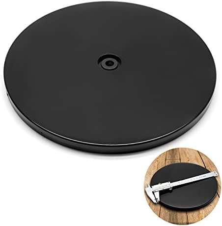 Jersvims 8 Inch Acrylic Turntable Platter, Black Turntable Organizer Round Rotating Plate for Kitchen Pantry Cabinet Desk Rack Spice Cake Cookie Decorating | Round Rotating Plate, For Kitchen Pantry Cabinet Desk, Turntable Organizer, Spice Cake Cookie ...