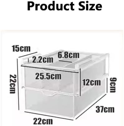 Double Layer Pull-Out Baskets for Closet Storage, Wire Mesh Organizer for Home Cabinets, Easy Access Drawer Solution, Durable and Stylish Space-Saving Design