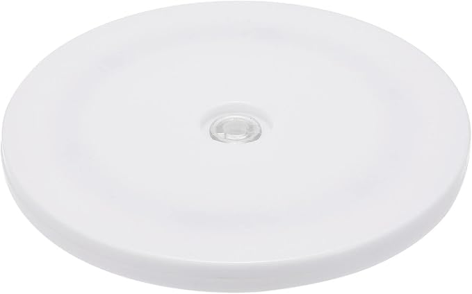 MECCANIXITY 6inch Rotating Swivel Stand with Steel Ball Bearings Lazy Susan Base Turntable for Kitchen Corner Cabinets, White