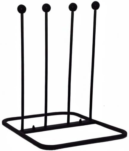 ARSUK Boot Rack Shoe Organizer for Tall Welly Boots - Free-Standing cowboy Boot Storage, Rain Boots Holder Stand, 10mm Thick Wrought Iron, Matt Black for Closet, Entryway, Garage (2 Pair)