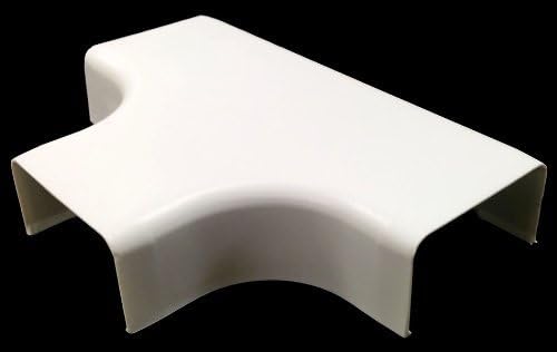 Electriduct 2150 Series Latching Cable Raceway Accessories - 3 Way T - White