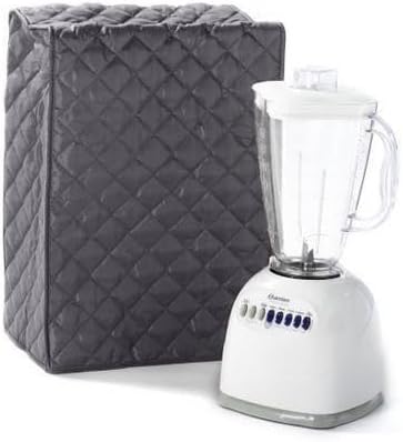 Covermates Keepsakes Blender Cover – Quilted Appliance Protector for Food Processors – Dust & Stain Resistant, Washable Slip‑On Design for Countertop Storage, Slate