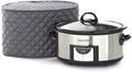 Covermates Keepsakes Slow Cooker Cover – Quilted Electric Appliance Protector for Kitchen Counter Storage – Dust & Stain Resistant – Washable Slip-On Design, Slate