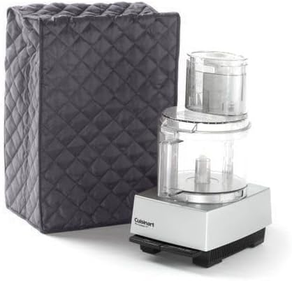 Covermates Keepsakes Blender Cover – Quilted Appliance Protector for Food Processors – Dust & Stain Resistant, Washable Slip‑On Design for Countertop Storage, Slate