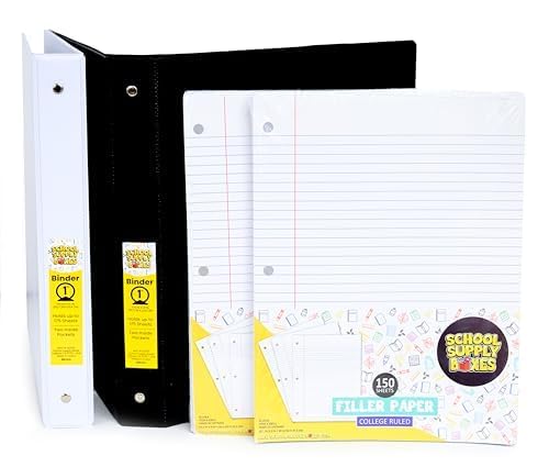 Secondary School Essentials Bundle | Pallet (112 Boxes) - 51 Pieces per Box | School Supply Boxes - Back to School Essentials | Includes Notebooks, Binders, Pencils, Index Cards, Highlighters, & More