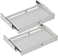 2 Pack Pull-Out Cabinet Organizer, Expandable Sliding Basket - Multi-Purpose Storage Solution for Kitchen, Pantry, Bathroom, Bedroom, Garage, Easy Access Shelf