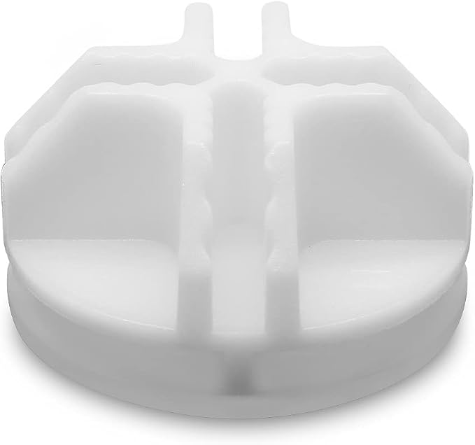 30 Pcs Wire Cube Connectors for Modular Storage Shelving (White) | Durable ABS Plastic, 8-Slot Multi-Directional Design, Fits 3.5mm Panels, Reusable Connectors, for Wire Cube Shelving