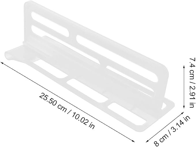 Ipetboom 6pcs Refrigerator Divider for Glass Shelves Organization, Adjustable Freezer Cupboard Cabinet Drawer Fridge Shelf, Multifunctional Partition Board, Easy to Clean Separator Grid
