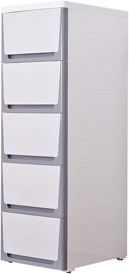 Storage Bins Sleeve Storage Cabinet Drawer, 38cm Storage Gap Narrow Cabinet Suitable for Bathroom/Kitchen/Living Room/Bedroom/Office(Sea Blue,3 layers)