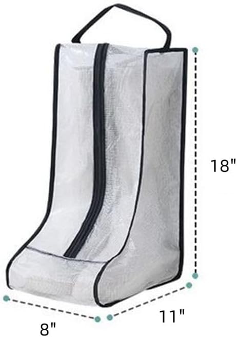 Portable 2 Pack Boots Storage,Tall Boots Storage/Protector Bag | Black Portable waterproof storage bags are used for travel storage,under the bed,wardrobe,shoe cabinet and other home storage