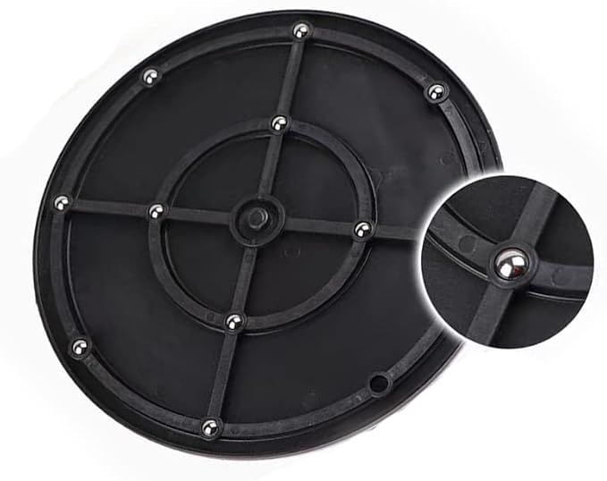 Heavy Duty Rotating Swivel Stand with Steel Ball Bearings - Lazy Susan Spray Paint Turntable for Flat Panel Monitors, Potted Plants,TV's, Sculpture, Speakers (12 inch-2pack)