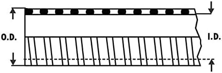 Sealproof 1/2-Inch Flexible Nonmetallic Liquid-Tight Electrical Conduit Type B, UL Listed, 1/2" Dia, 25 Feet, Made in USA