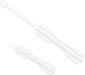 13" Valet Rod For Closet Pull Out Adjustable For Closet,2 Pack White | 13" pull-out valet rod provides convenient hanging space for clothes in closets, bedrooms and laundry rooms.
