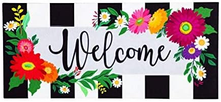 Evergreen Sassafras Bundle - Set of 4 Seasons Interchangeable Entrance Doormats | Indoor and Outdoor |22-in x 10-in doormats and 30-in x 18-in Tray | Non-Slip Backing | Low Profile | Home Décor
