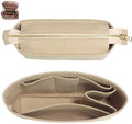Bag Organizer, Bag Shaper Purse Insert Felt Organizer Fit in NeoNoe Noé and other Bucket Bags - beige