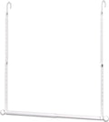 SUTINE Closet Rods for Hanging Clothes, Adjustable Metal Closet Extender Hanging Rod, Space-Saving Closet Rod Extender Clothes Hanging Bar, Closet Poles for Hanging Clothes (White, 15.7-31.5 IN)