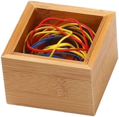 YBM Home Bamboo Drawer Organizer Storage Box for Kitchen Drawer, Junk Drawer, Office, Bedroom, Children Room, Craft, Sewing, and Bathroom 3x3x2 inch