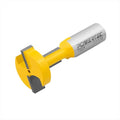 POWERTEC T Track Router Bit, Tungsten Carbide Tipped Router Bit, 1/2" Shank, 1-1/16" Dia., Slatwall, T Slot for Picture Frames, Plaque and Woodworking Projects (73024)