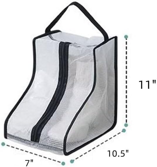 Portable 2 Pack Boots Storage,Short Boots Storage/Protector Bag | Black Portable waterproof storage bags are used for travel storage,under the bed,wardrobe,shoe cabinet and other home storage