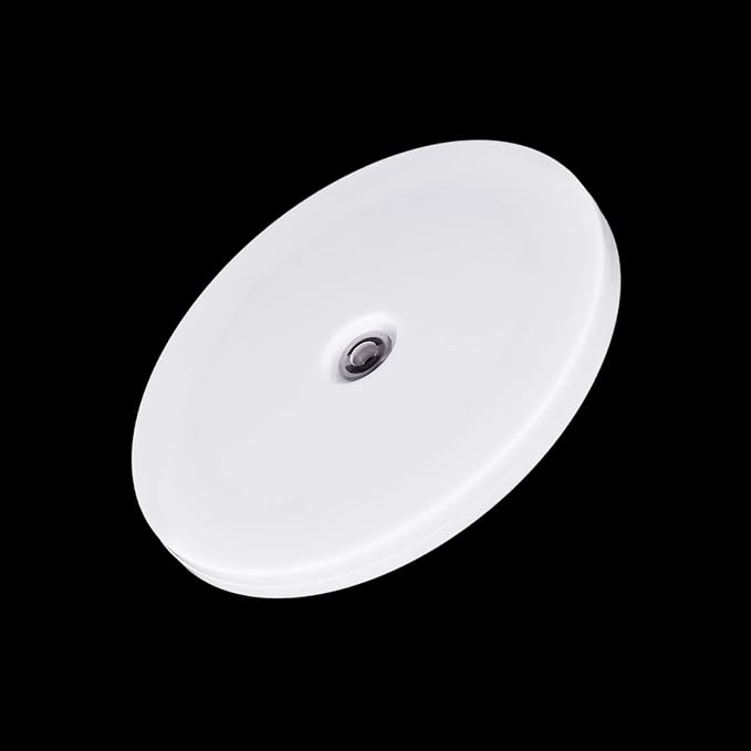 MECCANIXITY 6inch Rotating Swivel Stand with Steel Ball Bearings Lazy Susan Base Turntable for Kitchen Corner Cabinets, White