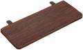 Desk Extender Tray, Punch-Free Clamp on 90° Foldable Keyboard Drawer Tray, Table Mount Armrest Shelf, Computer Elbow Arm Support (Brown, 19.7"*9.8"*0.5"/50cm*25cm*1.2cm)