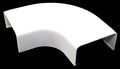 Electriduct 2150 Series Latching Cable Raceway Accessories - 90 Degree Elbow - White