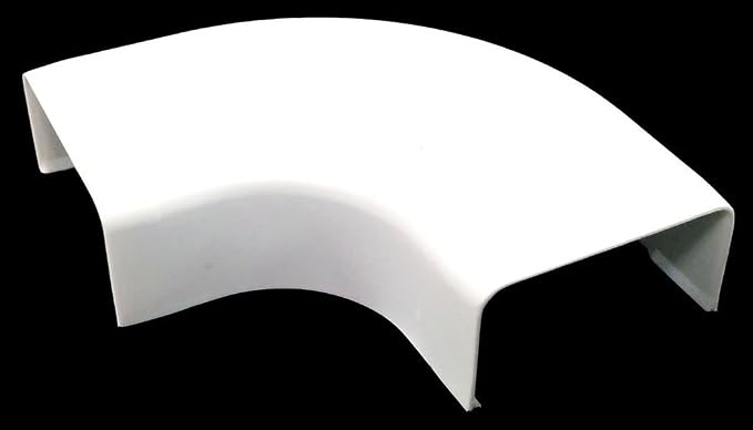 Electriduct 2150 Series Latching Cable Raceway Accessories - 90 Degree Elbow - White