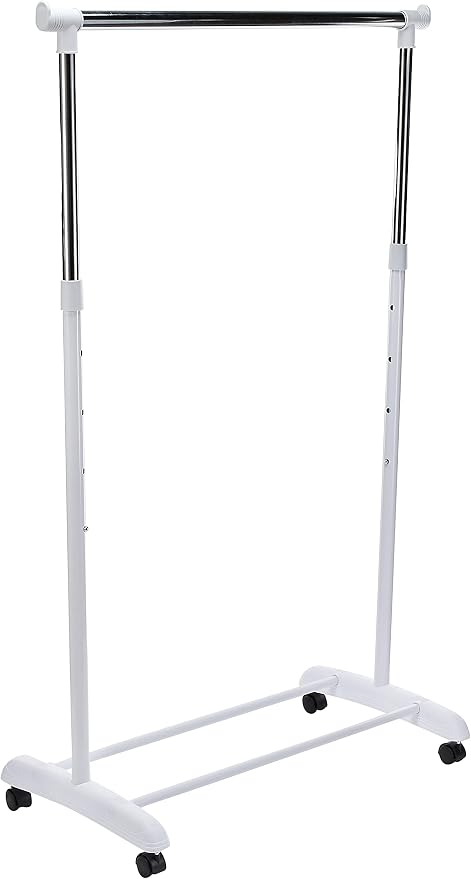 Whitmor Rolling Adjustable Garment Rack