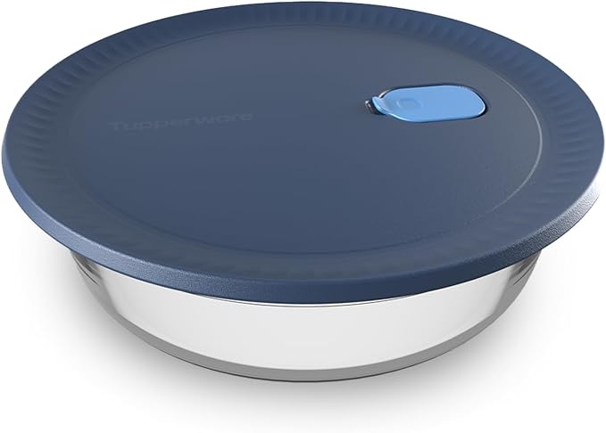 Tupperware Voila Glass Round Food Storage – Baking Dish, 1.8 qt / 1.7 L