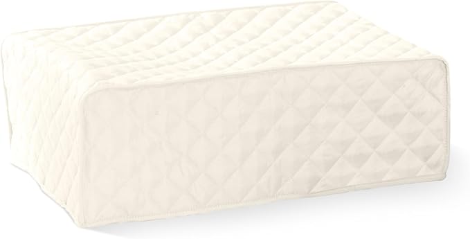 Covermates Keepsakes Rectangular Appliance Cover – Quilted Kitchen Appliance Cover for Countertop Storage – Dust Protection – Stain Resistant – Washable – Slip-On Appliance Design, Cream