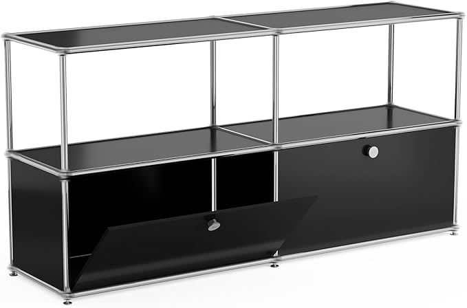 Modern Storage Cabinet Sideboard Versatile Free-Standing Organizer Cabinets for Home Office, Living Room, Bedroom, Kitchen, Garage