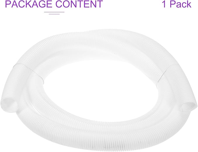 DMiotech 10ft Wire Loom Split Tubing 1 1/2 Inch(38 Mm) ID, Cord Protectors from Pet Flexible Conduit Cable Management for Office, Home, Garden, White