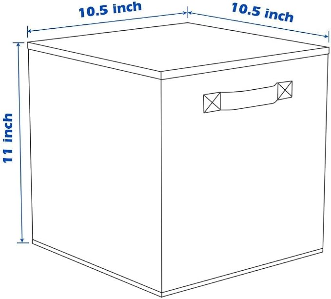 ShellKingdom Storage Bins, Foldable Fabric Storage Cubes And Cloth Storage Organizer Drawer For Closet And Toys Storage, 2 Pack (Purple)