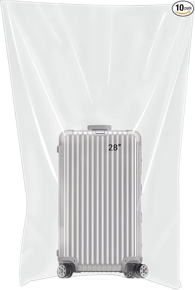 10 Count 40x60 inches large Clear Plastic Bag Giant Storage Bags Furniture Cover Plastic Bag for Moving Protection and Long Term Storage, Large Items Dustproof, Moistureproof (2 Mil)