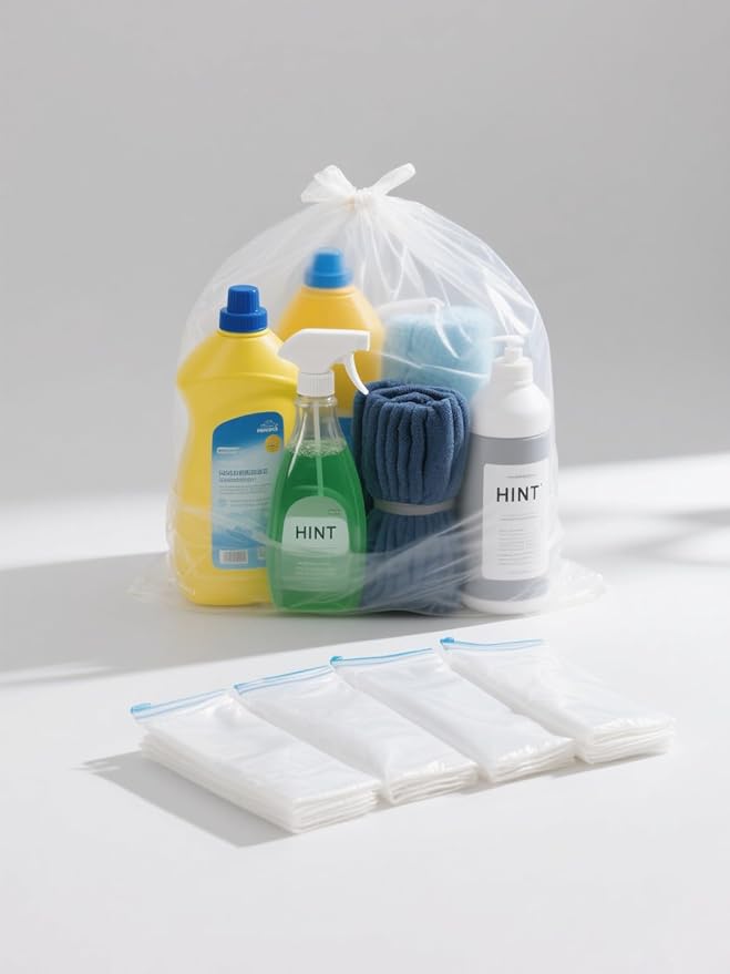 Large Clear Plastic Bags 40 x 60 Inches Extra Large Storage Bags Great for Moistureproof, Dustproof, Luggage, Home Appliances, Big Plush Toys, Moving, Storage and More (5 pack)