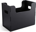 1 Pcs Portable Desktop File, Side Handles, Filing Organizer, Hanging File Folders, Letter Size for Schools Office Home (Black)