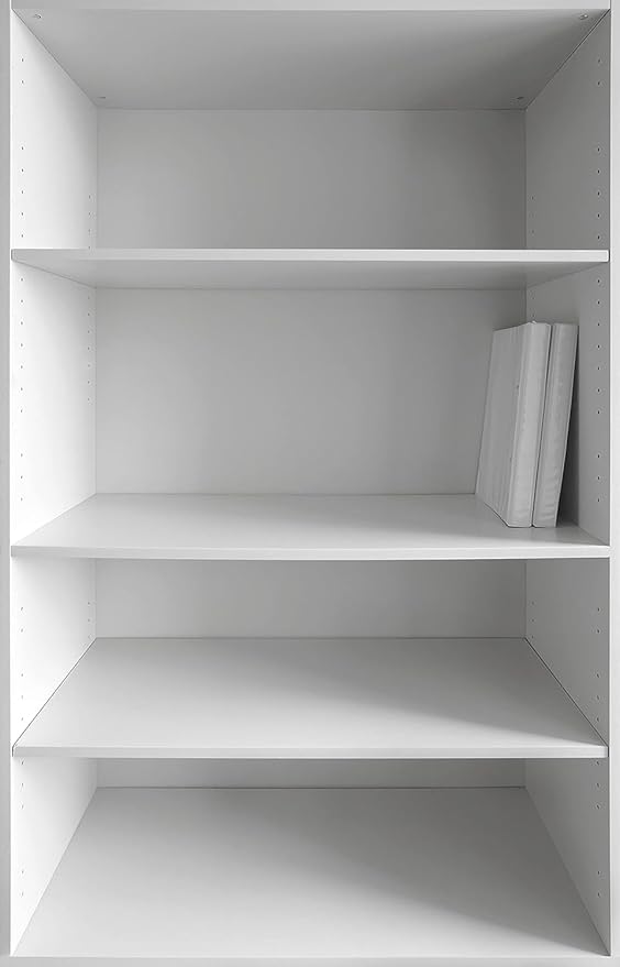 B&B HARDWARE Cabinet Shelves - Melamine 1/2'' Thick - Custom Organize Space with Stylish Cabinet Melamine Shelves - Perfect Solution for Home & Office - Cut to Size (7" Depth x 6 Inches Length)