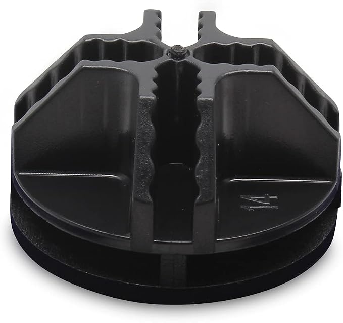 30 Pcs Wire Cube Connectors for Modular Storage Shelving (Black) | Durable ABS Plastic, 8-Slot Multi-Directional Design, Fits 3.5mm Panels, Reusable Connectors, for Wire Cube Shelving