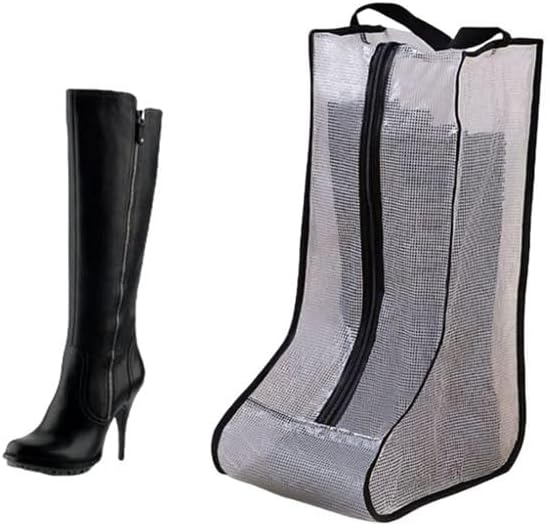 Portable 2 Pack Boots Storage,Tall Boots Storage/Protector Bag | Black Portable waterproof storage bags are used for travel storage,under the bed,wardrobe,shoe cabinet and other home storage
