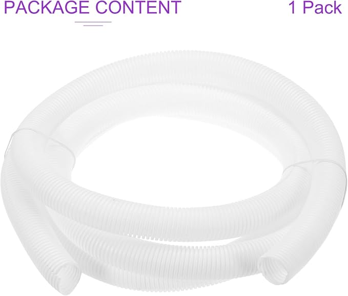 DMiotech 10ft Wire Loom Split Tubing 1 Inch(25.5 Mm) ID, Cord Protectors from Pet Flexible Conduit Cable Management for Office, Home, Garden, White