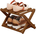 YYW Bamboo Shoe Rack, Foldable Vertical Free Standing Shoe Storage Shelf | Foldable design, Free standing for entryway or living room, Vertical shoe organizer, Space saving closet shelf